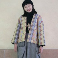 日式和風 菱形圖案羽織道袍