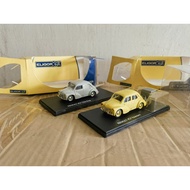 1/43 ELIGOR RENAULT 4CV Vacanciere Alloy Car Model Original Packaging Old Goods Gray Bad Paint Surfa