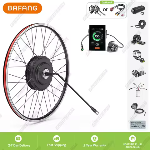 Bafang 750W 500W 48V Front Rear Hub Motor Ebike Conversion Kit Bafang Brushless Rear Wheel Motor Bic