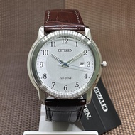 Citizen Eco-Drive AW1211-12A Standard Analog Brown Leather Strap Men's Watch