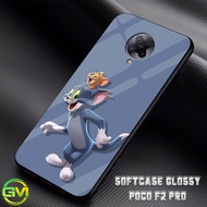 HP Xiaomi Glossy Softcase | F2 Propoco | Case poco |GM07| Kesing F2ProSilicone Glitter Glass Cover X
