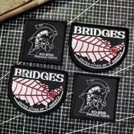 Death Stranding Hideo Kojima Studio Logo Velcro Armband Outdoor Morale Badge Backpack Sticker Badge