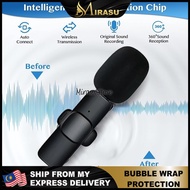 K35 Wireless Clip Microphone Adaptation Speaker 3.5 MM Aux For Intelligent Noise Cancellation Wirele