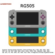 ANBERNIC Games Console OLED Touch Screen Multilanguage Android 12 System (512GB/4.95") RG505