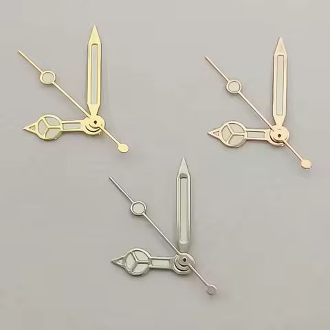 NH35 Silver Watch Hands High Quality 7.75*12*12.5 Blue Green Luminous Needle fit NH35A NH36 4R 7S Mo