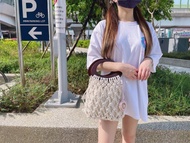 Macrame微笑木環手提包【Diy Macrame Bag Kit】材料