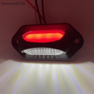 (time) 1Pc 12V 24V LED License Plate Light Chrome Number Plate Light Motorcycle RV Caravan Lorry Tru