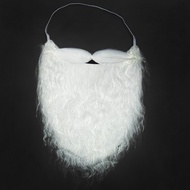 [FS] Santa Beard Costume White Fake Beard Christmas Santa Claus Gnome Cosplay Beard Party Dress-up A