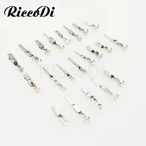 50Pcs 1/1.5/1.8/2.2/2.8/3.5mm Male Female Auto Crimping Wire Terminal With Pin Removal Tool For VW T