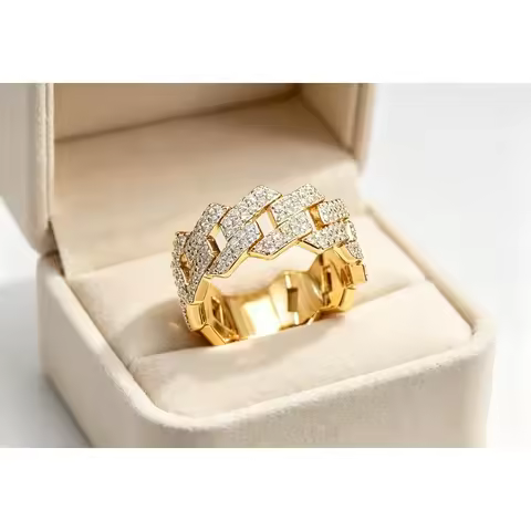 S925 Sterling Silver 3 Carat Moissanite Ring - Eternal Unisex Ring Perfect for Christmas