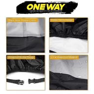 Murrrmerrr Oneway Sarung Cover Motor Silver Scoopy, Genio Penutup