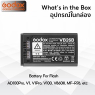 Godox Battery VB26B - For Flash V1 V1Pro  V100 V860III AD100Pro MF-R76 etc / Godox Thailand