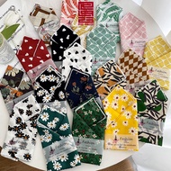 Floral style square headscarf 56 * 56cm - vibe summer beach accessory Re1925 Studio TUR14