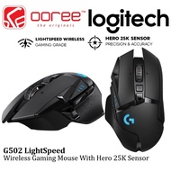 LOGITECH G502 LIGHTSPEED WIRELESS GAMING MOUSE WITH HERO 25K SENSOR / 11 PROGRAMMABLE BUTTONS / TUNA