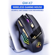High-end Wireless Mouse with 2 modes 2.4GHz and Bluetooth does not listen to click iMice GW-X7 recha