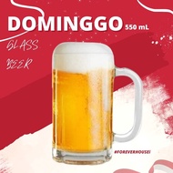 Dominggo GLASS BEER | Citinova Glass Cup | Beer Glass Handle | 550ml Large Glass MUG
