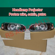 Headlamp Projector proton wira, satria, putra