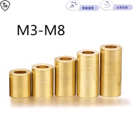 Hollow Copper Tube M3-M8 Precision Brass Tube Round Type Straight Tube Isolation Column Pure Copper 