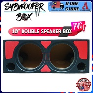 10'' Double PVC Sub Woofer Speaker Box Plywood