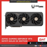 ZOTAC GAMING GeForce RTX 5070 Ti SOLID OC Edition Graphic Card 100% ORIGINAL