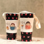 【Pinkoi x 櫻桃小丸子】帆布飲料提袋