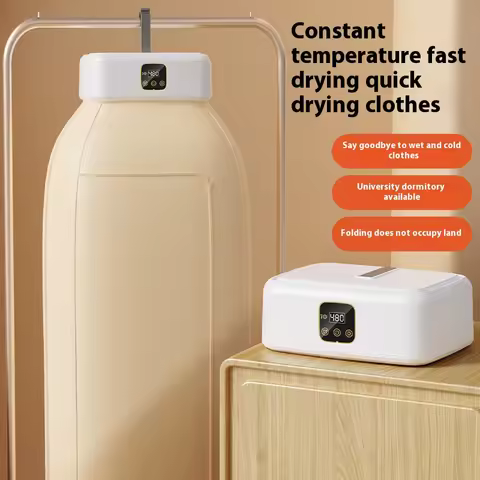 Mini Multifunctional Dryer Electric Clothes Dryer Portable Compact Foldable Laundry Dryer Machine wi