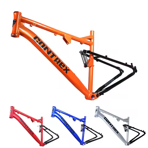 27.5/26 inch Full suspension frame Softtail MTB frame Rear suspension frame Shock absorber frame mou
