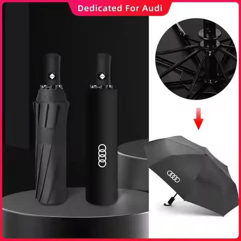 Car Umbrella For Audi RS Sport A1 Q2 Q5 Q8 Q7 4L 4M Q3 8U F3 TT 8J 8S TTS 8N A3 8P 8V B6 A4 B8 B9 A6