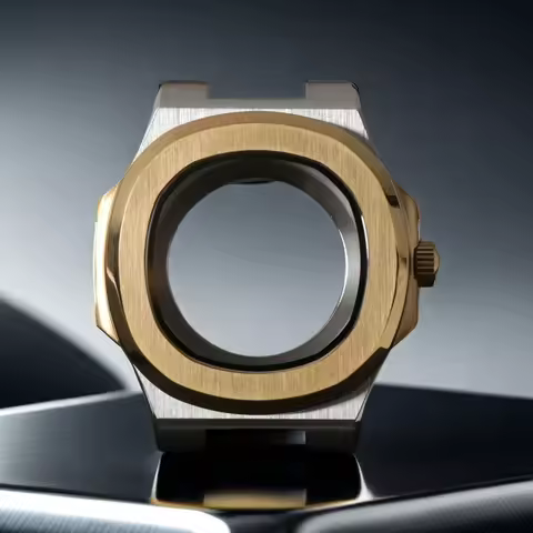 Seiko Mod Nh35 PP Nautilus Watch Case for NH35 Movement Sapphire Crystal Glass Men's Replacement Mod