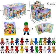 24pcs Stumble Fall Guys Action Figures Toys Game Character Card Pvc Model Kawaii Collection Dolls Ki