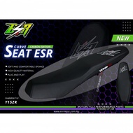 ESR MOTOR 100% ORIGINAL CARBON SEAT RACING NEW LOGO CURVE FLAT Y15ZR/LC135 V2-V7/RS150/RSX150/Y16ZR/