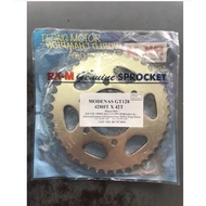 428 RKM CHROME KR150 GT128 428 RKM REAR SPROCKET