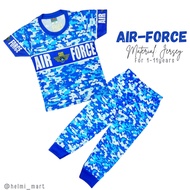 (1Y-11Y) Baju Budak Murah Baju Askar Budak Kids pajamas Boy Baju Tidur Budak Lelaki Perempuan Baju A