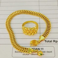 Centipede Bracelet FREE GOLD TITANIUM Row Flower Ring