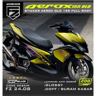 (COD)Decal Stiker Aerox 155 old full body grafis gradasi terbaru - Sticker variasi Aerox 155 old 201