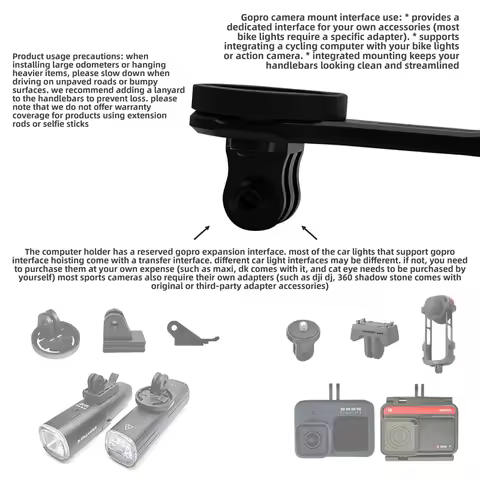 CNC Aluminium Bike Computer Mount for Colnago Y1RS CC.Y1 Integrated Handlebar for GOPRO Garmin Wahoo