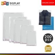 OPP Self Adhesive Plastic Bag / Transparent OPP Plastic Bag With Tape / Packaging Bag 200pcs