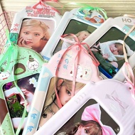 Ins Bow A5 Jumbo Card Holder Card Holder Small Card Organizer Idol Card Holder