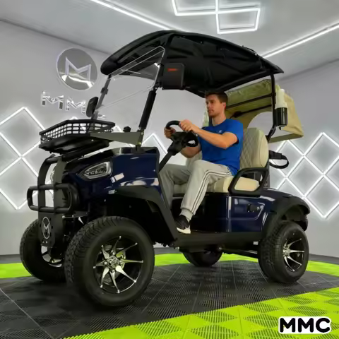 MMC Professional Custom Electric 4WD Golf Cart, 72V 7000W, 2/4/6/8 Seats, 63 km/h, Luxury Seating, O