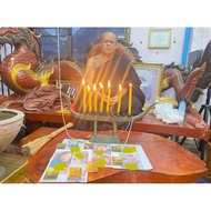 Luck Wealth Fetching Candle lighting Ritual ceremony Somdej Toh Lp Parn Lp Mun Lp Pinak Lp Mee Lp Sodh Lp Kuay Lp Guay