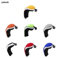 yuksok 2x Golf Hybrid UT Club Head Cover Headcover Case Tag 2, 3, 4, 5, 7, X Gray