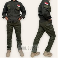 HIJAU KEMEJA Eiger Aoki - 511 Tactical Shirt and Green Tactical Pants Uniform