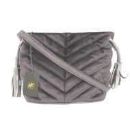 近全新 Hunting World 銀色絲絨單肩包 1699 [二手] HUNTING WORLD