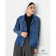 Geulis.id x Paula Verhoeven / KNOX DENIM JACKET / JAKET DENIM WANITA