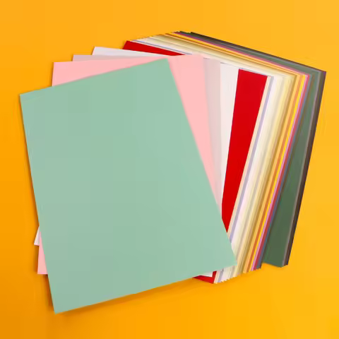 DUOFEN 25colors Shimmer crafts paper greeting cards paper 250g A5 for DIY papercraft projects Scrapb