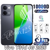 Vivo Y31d 4G HD Hydrogel Film Screen Protector 1/2/3 Pcs For VIVO Y31D VivoY31d Vivo Y 31 d Y31d 31Y