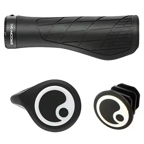 Ergon GA3 Ergonomic All-Mountain Bike Grips Comfort & Wrist Support for MTB Trail Non-Slip Mountain 