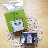 Qmono x 我是白吉 聯名紙膠帶【白吉的小肉球 (QMT-JI04)】花邊