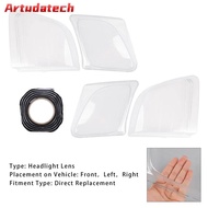 Artudatech Left+Right Front Headlight Clear Lens For Lexus LX470 1998-2007 Car Accessories