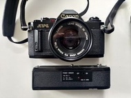 Canon 菲林相機 AV-1 + FD 50mm f1.8 + power winder
